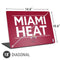 NBA Miami Heat Standard - Red Universal Laptop 18in (14.6 x 10.6in) Skin