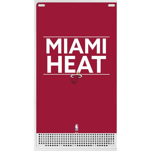 NBA Miami Heat Standard - Red Xbox Series S Skins