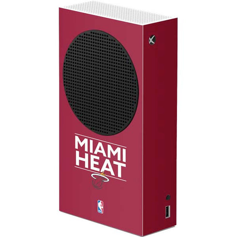 NBA Miami Heat Standard - Red Xbox Series S Console Skin