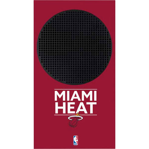 NBA Miami Heat Standard - Red Xbox Series S Console Skin