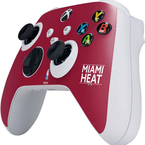 NBA Miami Heat Standard - Red Xbox Series S Controller Skin