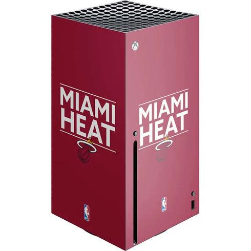 NBA Miami Heat Standard - Red Xbox Series X Console Skin