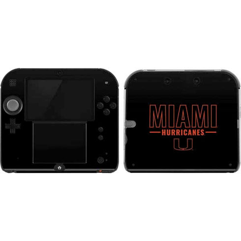 University of Miami Hurricanes Nintendo 2DS Skin