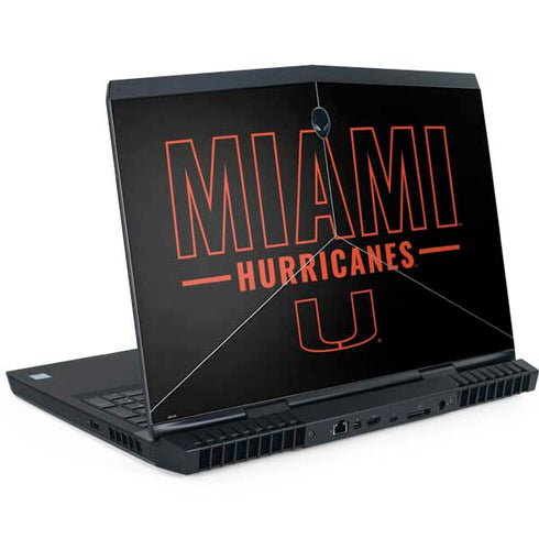 University of Miami Hurricanes Dell Alienware Skin