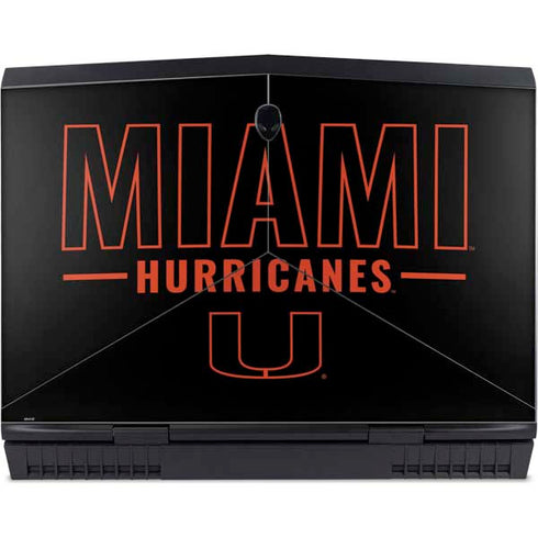 University of Miami Hurricanes Dell Alienware Skin