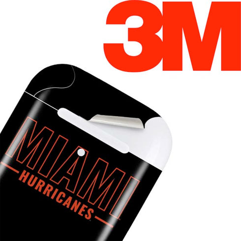 University of Miami Hurricanes Apple AirPods 2 Skin