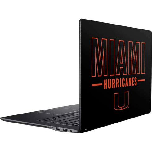 University of Miami Hurricanes Ativ Book 9 (15.6in 2014) Skin