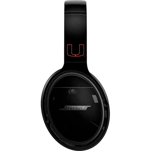 University of Miami Hurricanes Bose QuietComfort 35 II Headphones Skin