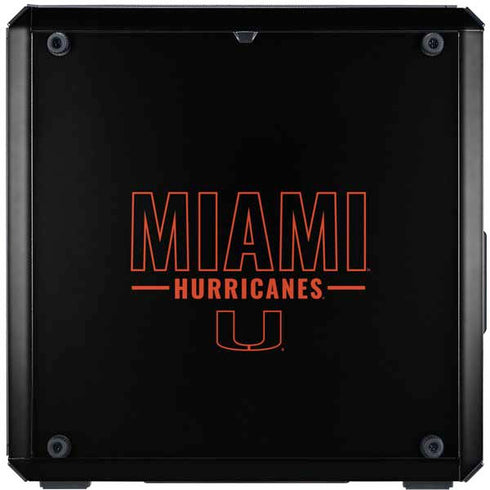 University of Miami Hurricanes Cooler Master MasterBox Q300L Mini Tower Skin