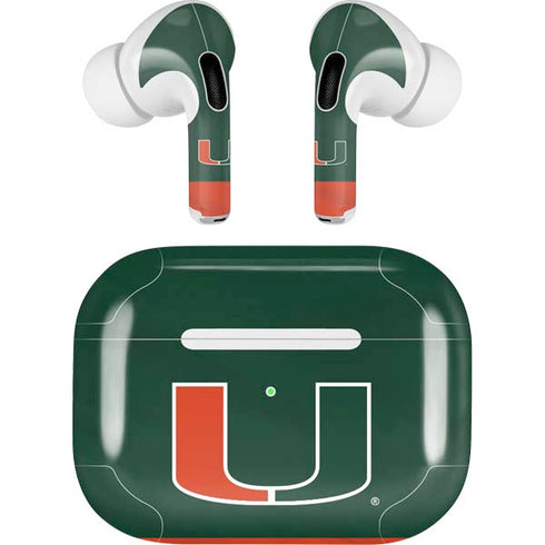 University of Miami Hurricanes Flag AirPods Pro 2nd Gen Skin