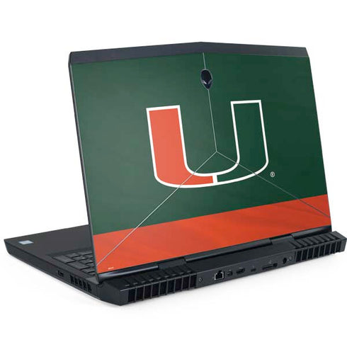University of Miami Hurricanes Flag Dell Alienware Skin