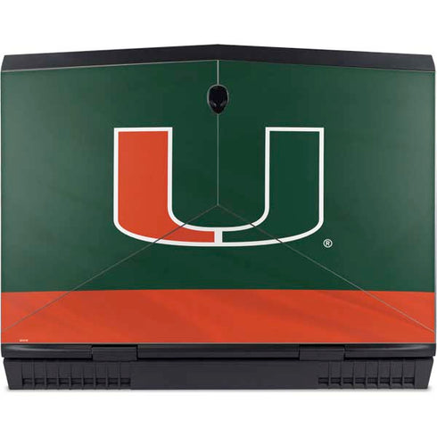 University of Miami Hurricanes Flag Dell Alienware Skin