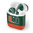 University of Miami Hurricanes Flag Apple AirPods 2 Skin
