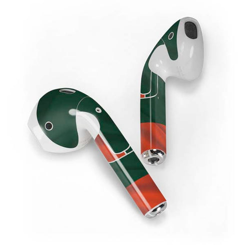 University of Miami Hurricanes Flag Apple AirPods Skin