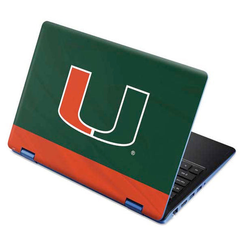 University of Miami Hurricanes Flag Aspire R11 11.6in Skin