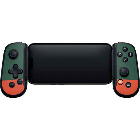 University of Miami Hurricanes Flag Backbone One for iPhone Game Controller Skin