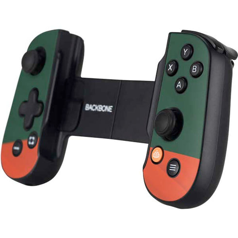 University of Miami Hurricanes Flag Backbone One for iPhone Game Controller Skin