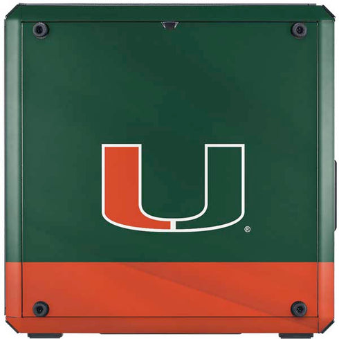 University of Miami Hurricanes Flag Cooler Master MasterBox Q300L Mini Tower Skin