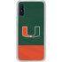 University of Miami Hurricanes Flag Galaxy A10e Clear Case
