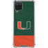 University of Miami Hurricanes Flag Galaxy A12 Clear Case