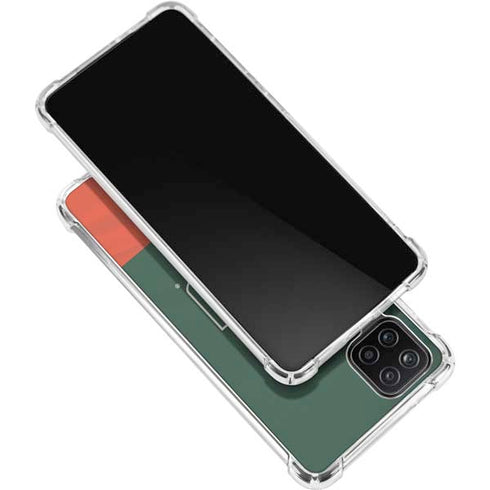 University of Miami Hurricanes Flag Galaxy A12 Clear Case