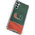 University of Miami Hurricanes Flag Galaxy A14 5G Clear Case