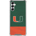 University of Miami Hurricanes Flag Galaxy A14 5G Clear Case