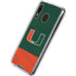 University of Miami Hurricanes Flag Galaxy A30 Clear Case