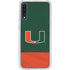 University of Miami Hurricanes Flag Galaxy A50 Clear Case