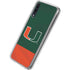 University of Miami Hurricanes Flag Galaxy A50 Clear Case