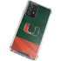 University of Miami Hurricanes Flag Galaxy A52 5G Clear Case