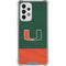 University of Miami Hurricanes Flag Galaxy A53 5G Clear Case
