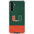 University of Miami Hurricanes Flag Galaxy A54 5G Clear Case