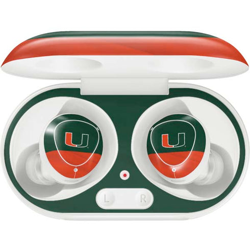 University of Miami Hurricanes Flag Galaxy Buds Plus Skin
