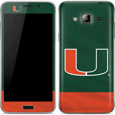 University of Miami Hurricanes Flag Galaxy J3 Skin