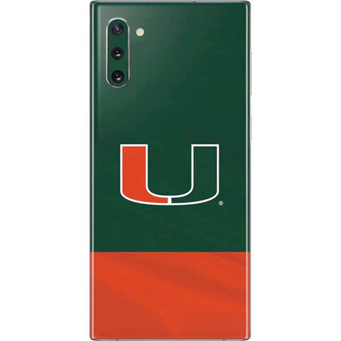 University of Miami Hurricanes Flag Galaxy Note 10 Skin