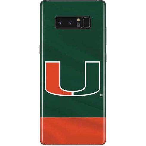 University of Miami Hurricanes Flag Galaxy Note 8 Skin