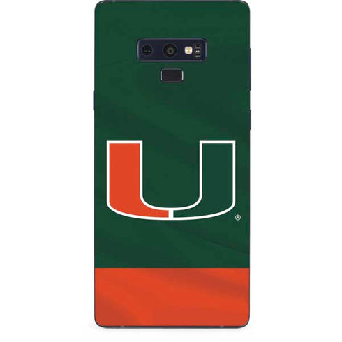 University of Miami Hurricanes Flag Galaxy Note 9 Skin