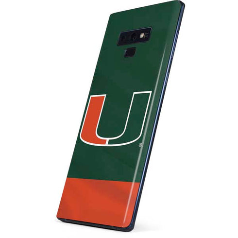 University of Miami Hurricanes Flag Galaxy Note 9 Skin