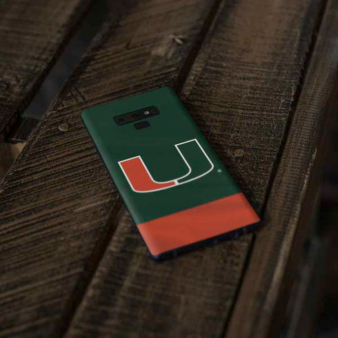 University of Miami Hurricanes Flag Galaxy Note 9 Skin