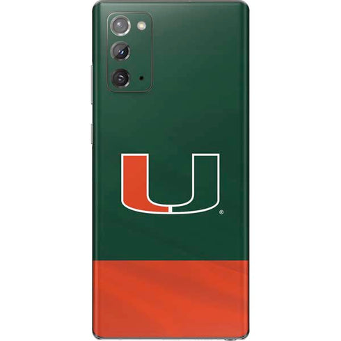 University of Miami Hurricanes Flag Galaxy Note20 5G Skin