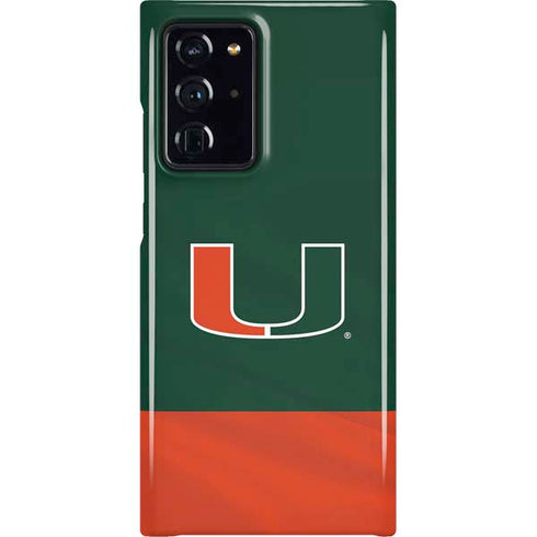 University of Miami Hurricanes Flag Galaxy Note20 Ultra 5G Lite Case
