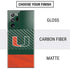 University of Miami Hurricanes Flag Galaxy Note20 Ultra 5G Skin