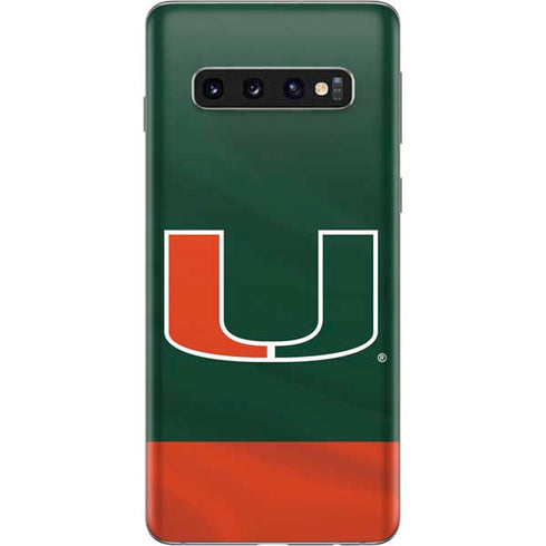 University of Miami Hurricanes Flag Galaxy S10 Skin