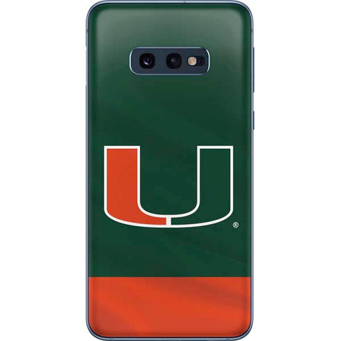 University of Miami Hurricanes Flag Galaxy S10e Skin