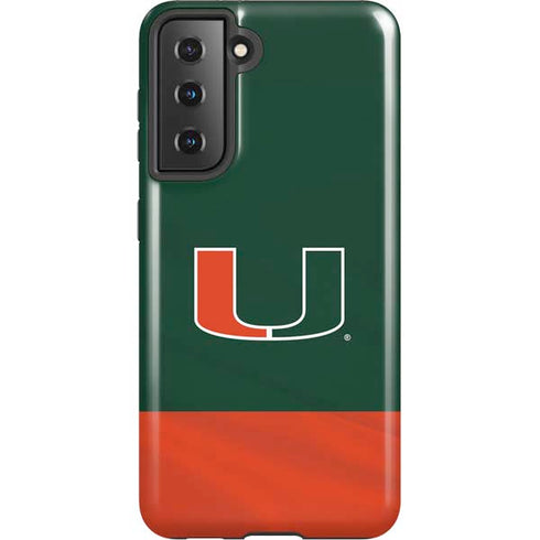 University of Miami Hurricanes Flag Galaxy S21 5G Pro Case
