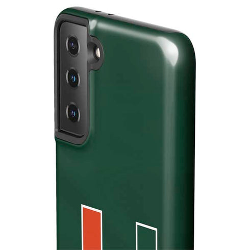 University of Miami Hurricanes Flag Galaxy S21 Plus 5G Pro Case