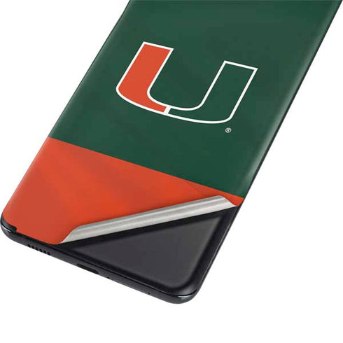University of Miami Hurricanes Flag Galaxy S21 Plus 5G Skin