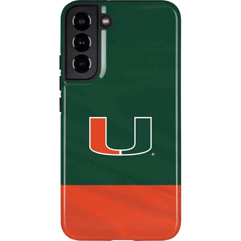 University of Miami Hurricanes Flag Galaxy S22 Plus Pro Case