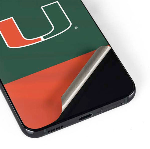 University of Miami Hurricanes Flag Galaxy S22 Plus Skin